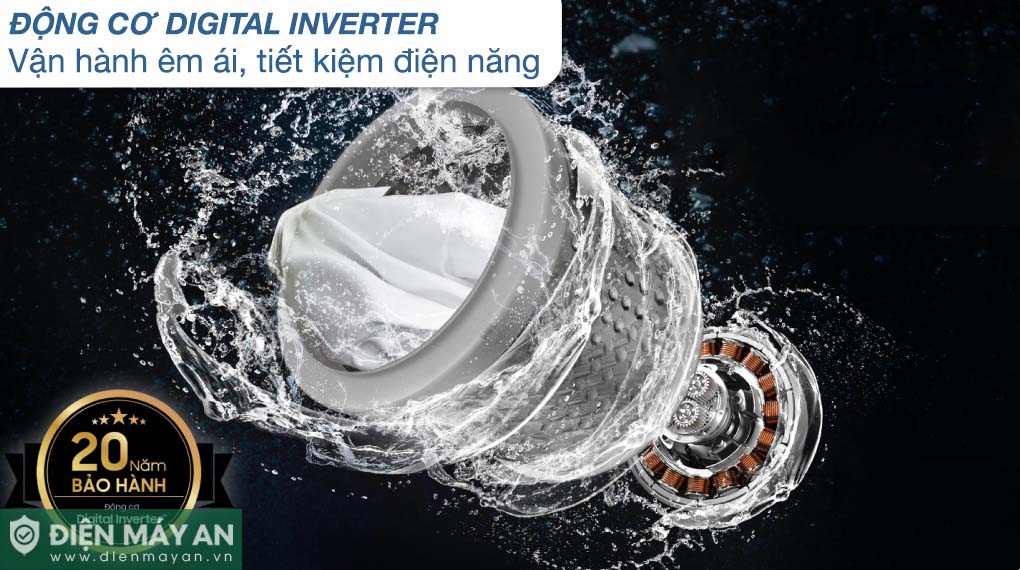 Máy Giặt Samsung Inverter 12 Kg WA12CG5886BVSV